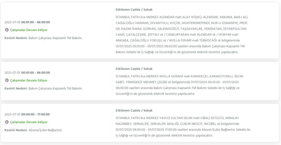 Bu geceden itibaren başlıyor: İstanbul'un 24 ilçesinde dev elektrik kesintisi 14